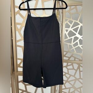 Aritzia Wilfred Free Black Sleeveless Romper